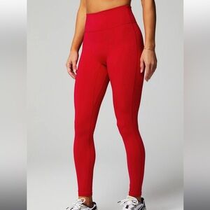 New Fabletics Motion 365+ Red Leggings